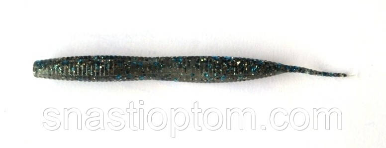 Силиконовая приманка для рыбалки Taipan Rain Worm, длина 3,8 дюйма, 8шт/уп, цвет №14 Bluegill flash - фото 1 - id-p1709033835