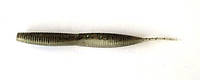 Силиконовая приманка рыбацкая Taipan Rain Worm, длина 3,8 дюйма, 8шт/уп, цвет №15 Green pumpkin flash