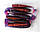 Силіконова приманка для риболовлі Taipan Slim View Fat, довжина 2,8 дюйма, 8шт/уп, колір №12 Violet mistik pink, фото 3