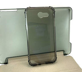 Чохол на Samsung J3 Prime J327 накладка бампер Military протиударний сірий силіконовий