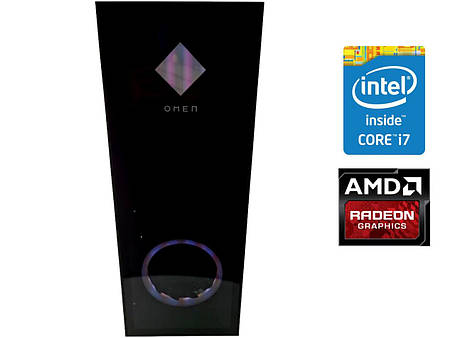 Новий ігровий ПК HP/Core i7-10700К 8 ядер 3.8 GHz/ 16GBDDR4/512GB SSD/Radeon RX 6600 8GB/750W/Win 10 Home, фото 1
