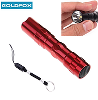 Потужний ручний міні ліхтарик, яскравий кишеньковий світлодіодний ліхтар GFox LED Mini V58-2