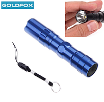 Потужний ручний міні ліхтарик, яскравий кишеньковий світлодіодний ліхтар GFox LED Mini V58-3