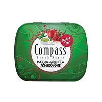 Конфеты Compass Fresh гранат и зеелный чай 14 г