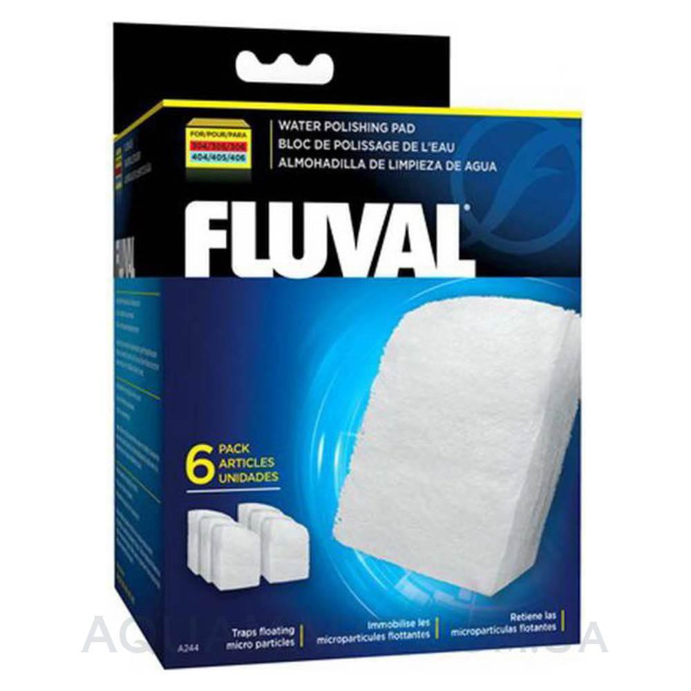 Вкладыш тонкой очистки 6 шт, для фильтров Fluval 305/306, 405/406 - фото 1 - id-p1709065552