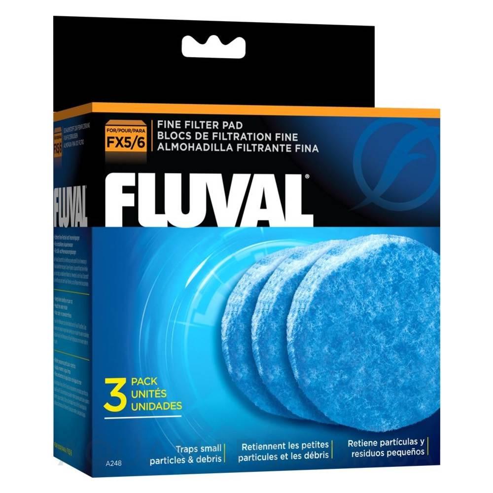 Вкладыш тонкой очистки 3 шт, для фильтров Fluval FX5, Fluval FX6 - фото 1 - id-p1709065554