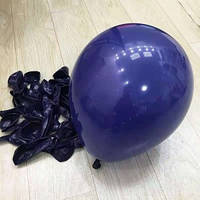 Повітряні латексні кулі 5" (12,5 см) Темно-синій Пастель, В упак: 50 шт. Пр-во: Китай