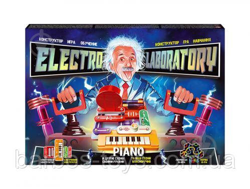Електронний конструктор дитячий від 6 років Electro Laboratory Piano.