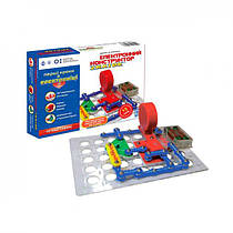 Конструктор дитячий для хлопчика ЗНАТОК "Перші кроки в електроніці" (15 схем, набір В)