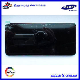 Дисплей із сенсором Samsung А326 Galaxy А32 5G Black, GH82-25121A, оригінал із рамкою!