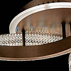 Світлодіодна люстра 120 Вт колір коричневий з підсвічуванням основи та пультом д/к D-7110/3 CF LED 3color dimmer, фото 4