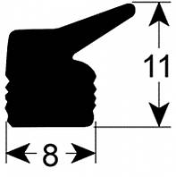 Уплотнитель 11x8 мм для вакуумного упаковщика Cookmax, Henkelman, Mastro, Apach, Orved, Lavezzini