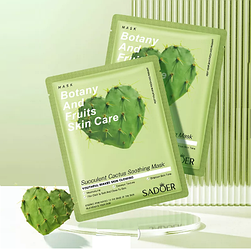 Рослинна маска із кактусом SADOER Botany And Fruits Skin Care, 25 г