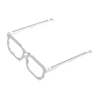 Подставка под ноутбук Infinity Laptop Stand for MacBook Air Pro Glasses Silver