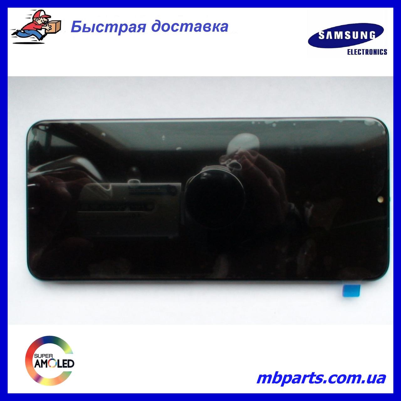 Дисплей із сенсором Samsung А226 Galaxy А22 5G Black, GH81-20694A, оригінал у складі з рамкою!