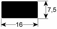 Уплотнитель 16x7.5 мм Henkelman (Голландия) для вакуумного упаковщика