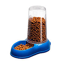 Механическая пластиковая кормушка для собак кошек грызунов Ferplast AZIMUT 1500 для корма и воды 1.5 литра