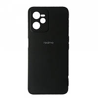 Чохол накладка бампер для Realme C35 Silicone Case Колір Чорний (Black) Full Camera