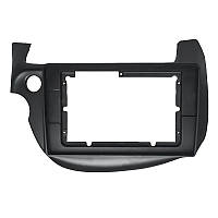 Переходная рамка Lesko 10.1" Honda Fit 2008-2013 Jazz 2008-2013 Серебристый с черным (9227-38053) z18-2024