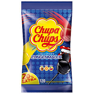 Льодяники на паличці Chupa Chups Lollipops Zungenmaler 120 шт.