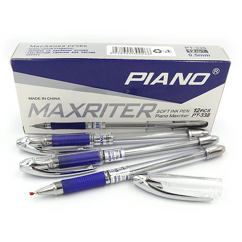 Ручка Piano Maxriter PT-338 синя, фото 1