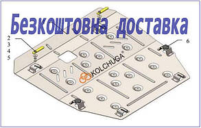Захист двигуна Toyota Auris E150 (2007-2012) (Захист двигуна Тоета Ауріс Е150) Кольчуга