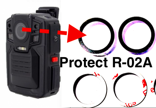 Для нагрудного боді камери Protect R02-A скло об'єктива — (комплект)