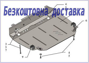 Захист двигуна Toyota Auris E150 (2007-2012) (Захист двигуна Тоета Ауріс) Кольчуга