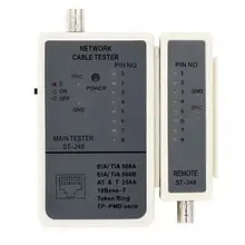 Кабельний тестер Master ST-248BNC, RJ-45+BNC