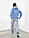 Спортивний костюм тринитка на флісі  ПЄНЬЄ, блакитно-сірий, арт 461, фото 6