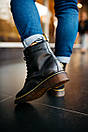 Чоловічі черевики чорні зимові Dr. Martens Classic Black (02895), фото 7