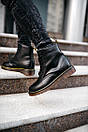 Чоловічі черевики чорні зимові Dr. Martens Classic Black (02895), фото 3