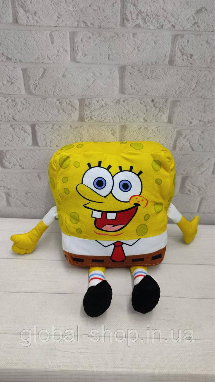 М'яка іграшка "Губка Боб Квадратні Штани", Спанч Боб, Sponge Bob, 35 см