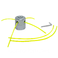 Котушка алюмінієва для бензокоси на 4 виходи