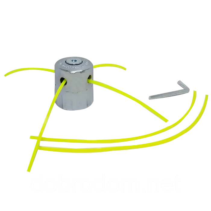 Котушка алюмінієва для бензокоси на 4 виходи