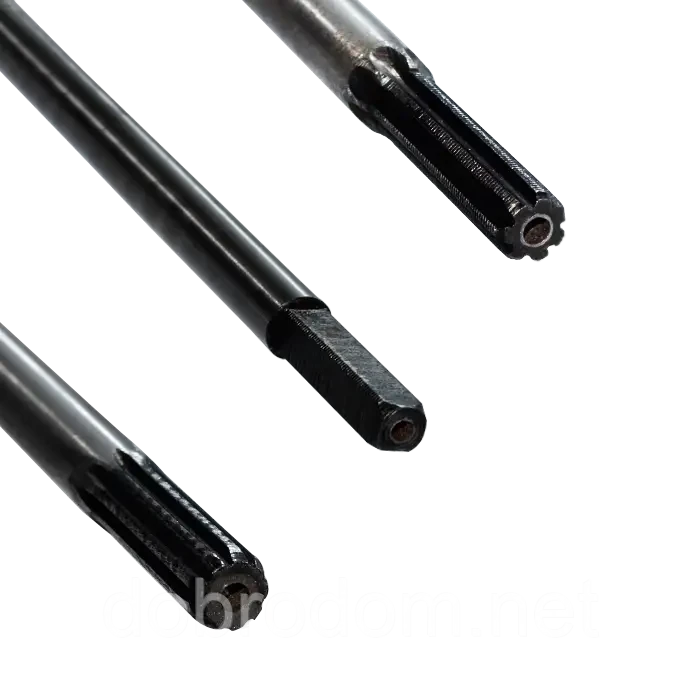 Вал для бензокоси 7 * 7 шліцов d = 7 мм