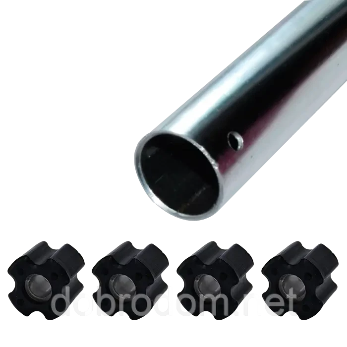 Труба для бензокоси алюмінієва d = 26 мм з втулкою 8 мм