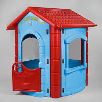 Детский игровой домик Pilsan 06-098 синий с красным