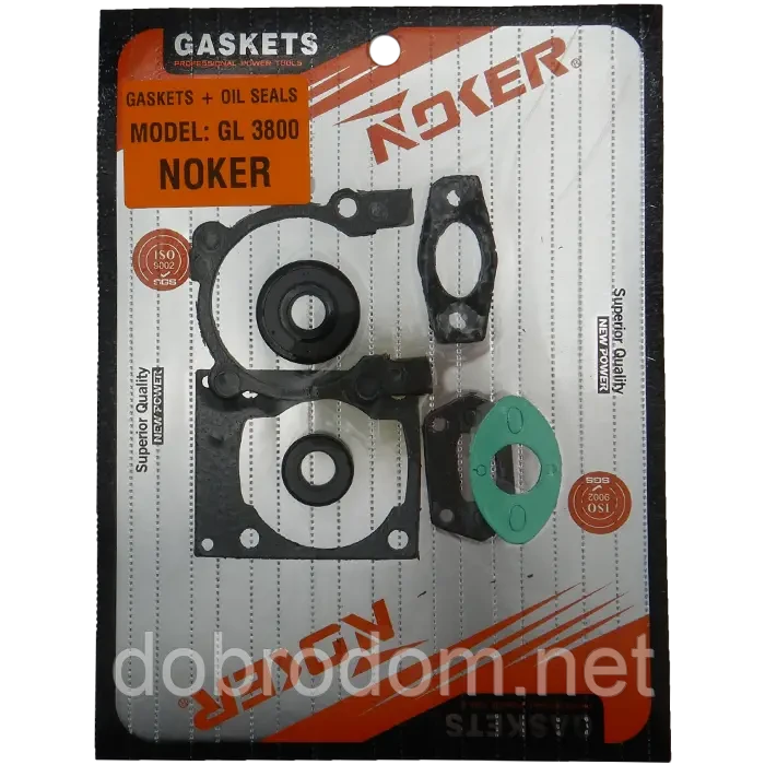 Прокладки для бензопили GL 38 NOKER + сальники