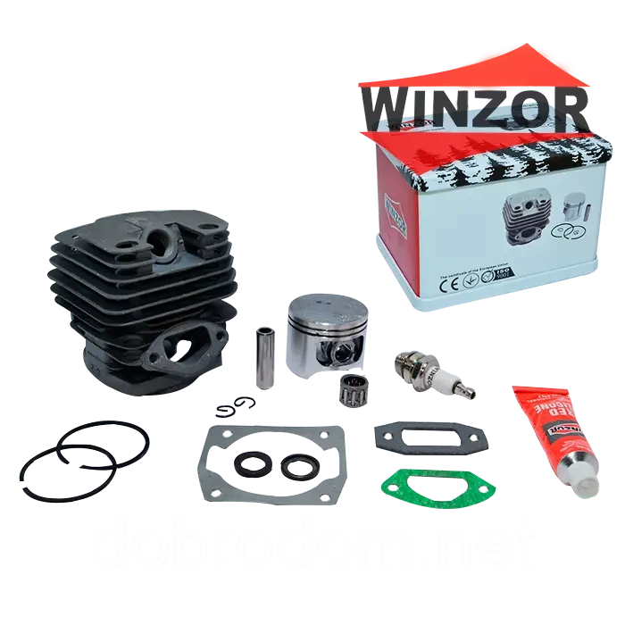 Поршнева для бензопили 45 мм (к-кт WINZOR) GL 52 METAL BOX