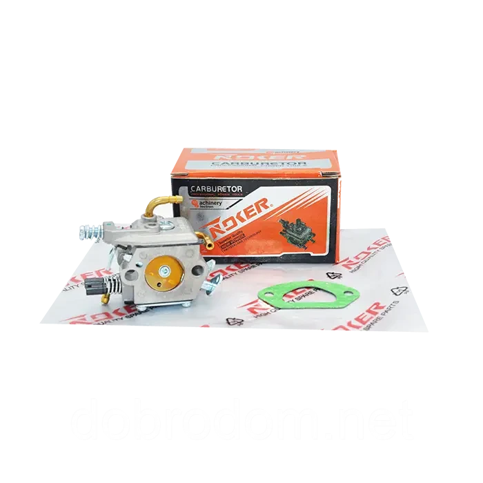Карбюратор для бензопили з підкачкою GL 45/52 к-кт прокладки NOKER