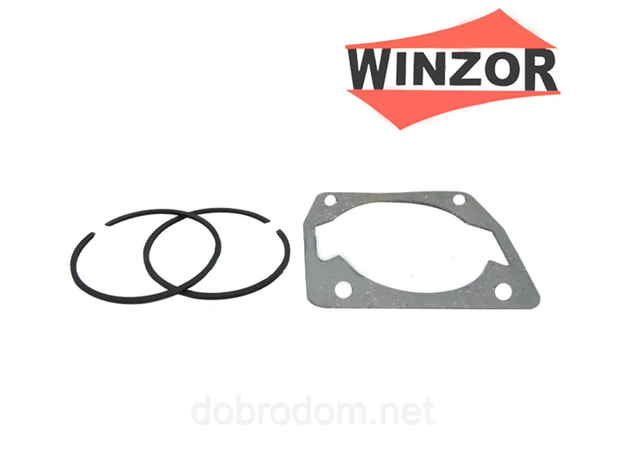 Кільця на поршень для бензопили GL 45 43мм + прокладка під циліндр к-кт WINZOR