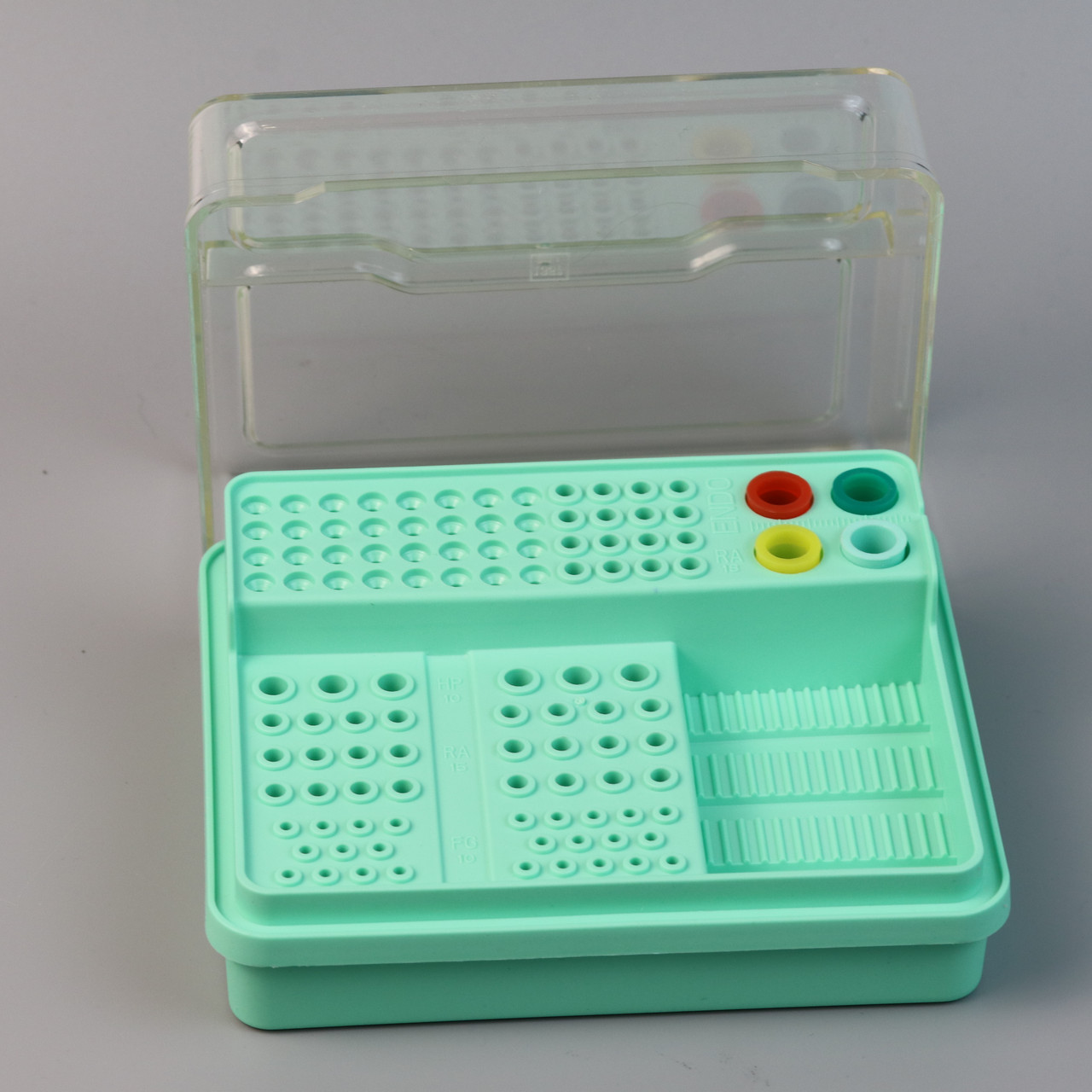 Стоматологічний ендодонтичний бокс (ендобокс) органайзер зелений
