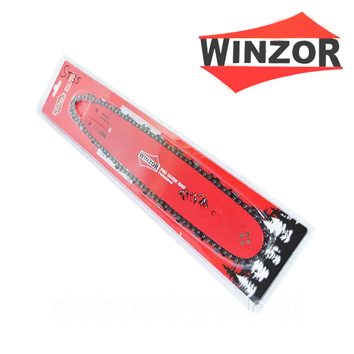 Комплект Шина пилки 35 S (14 ") 50 зв., Товщ. 1.3, 3/8 крок (WINZOR) + Ланцюг 50зв. PC