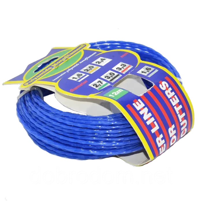 Волосінь для електрокоси 1,6 мм свердло