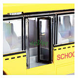 Автобус іграшка дитяча інерційний зі світлозвуковими ефектами 45 см Жовтий (59808), фото 3