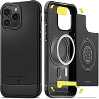 Чохол Spigen Rugged Armor Mag для iPhone 14 Pro (2022), ACS04956, Matte Black, фото 2