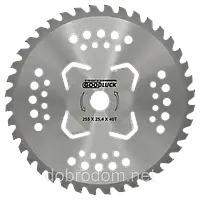 Ніж 40Т переможе 255мм з підрізними ножами