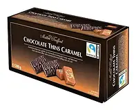 Черный шоколад Chocolade Thins Caramel Maitre Truffout , 200 гр