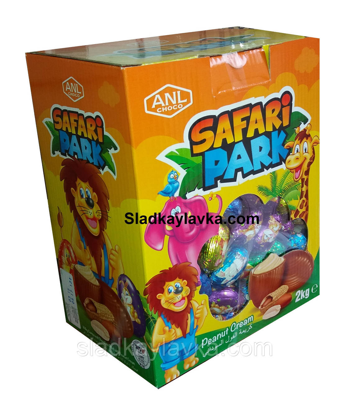 Яйце шоколадне SAFARI PARK асорті 2 кг (ANL)